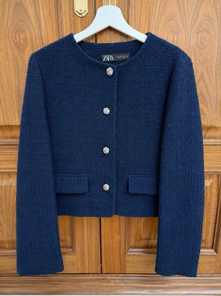 Chaqueta Zara Azul Talla L