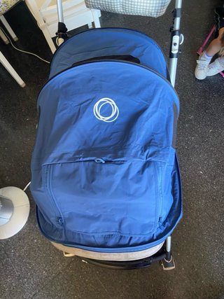 Capota ventilada y conchoneta Bugaboo azul