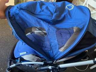 Capota ventilada y conchoneta Bugaboo azul
