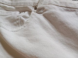Pantalón corto vaquero mujer blanco