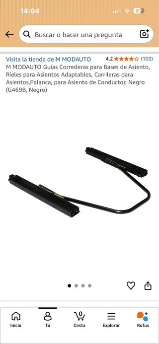 Asiento Sparco R100 Negro