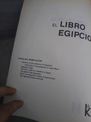 El Libro Egipcio de los Muertos