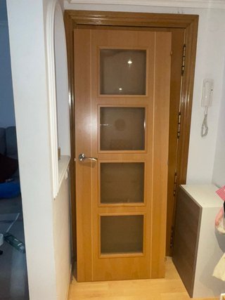 Puertas de Madera con cristales para interior