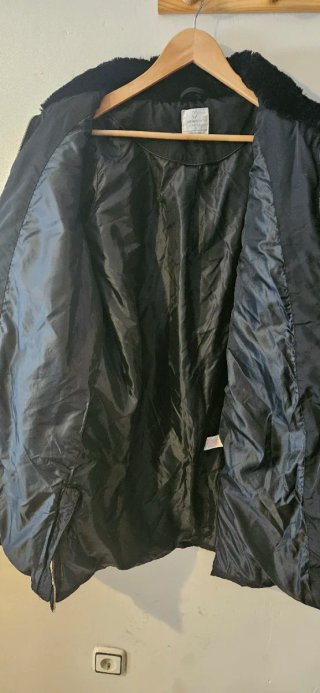 Abrigo parka plumífero mujer negro