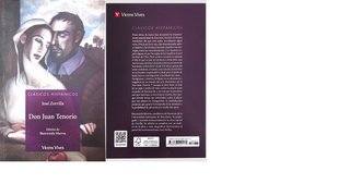 Libro de lectura en castellano DON JUAN TENORIO