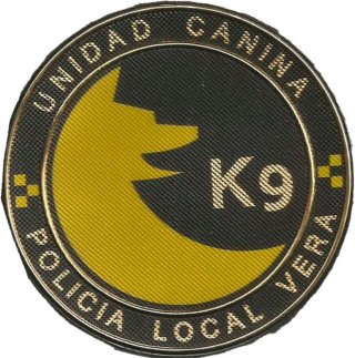 Parche Policía Local Vera Unidad Canina K9
