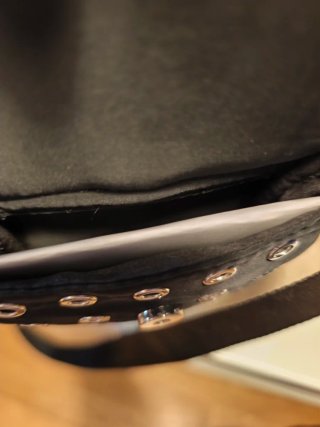 Bolso Parfois negro tachas