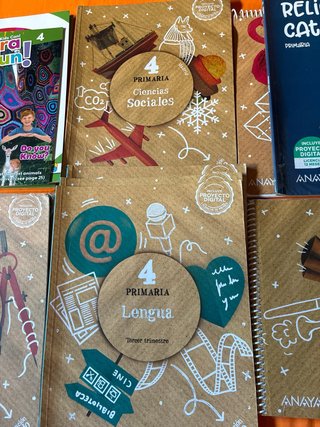 Lote de libros de 4 primaria Anaya