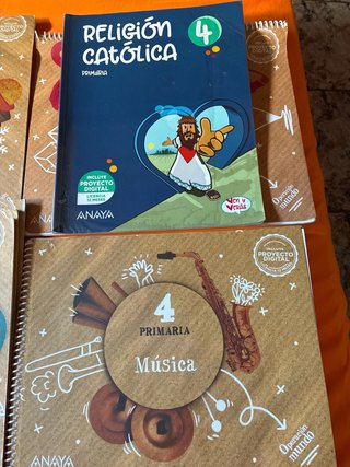 Lote de libros de 4 primaria Anaya