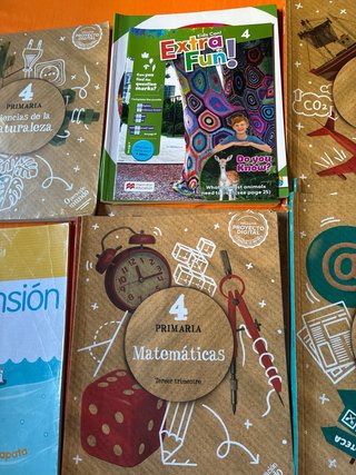 Lote de libros de 4 primaria Anaya