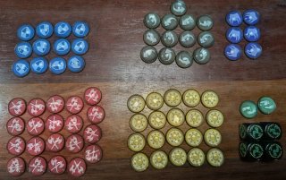 ESDLA LCG: Fichas de Vidrio Deluxe para el juego
