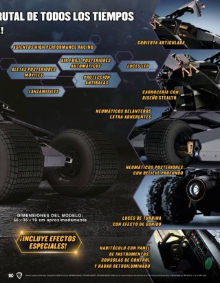 Batmobile Tumbler 1/8 Salvat Batman