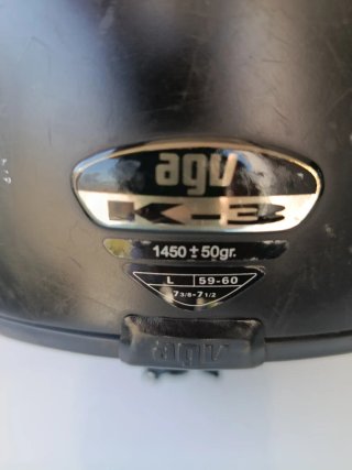 Casco AGV K3 Negro Talla L