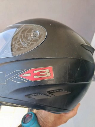 Casco AGV K3 Negro Talla L