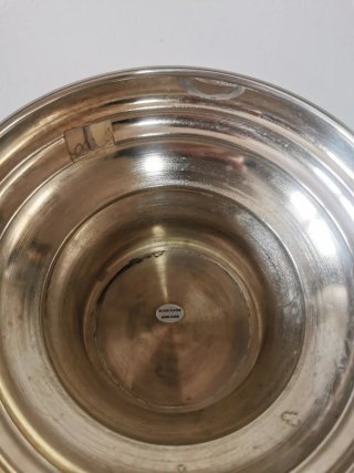 Champanera/Cubitera Metal Plateado 26cm