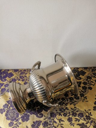 Champanera/Cubitera Metal Plateado 26cm