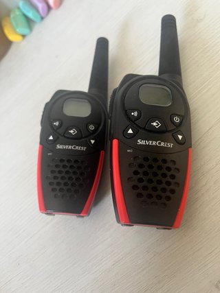 Walkie Talkies SilverCrest Negros y Rojos