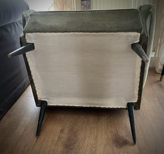 Pareja Butacas Midcentury Terciopelo Verde