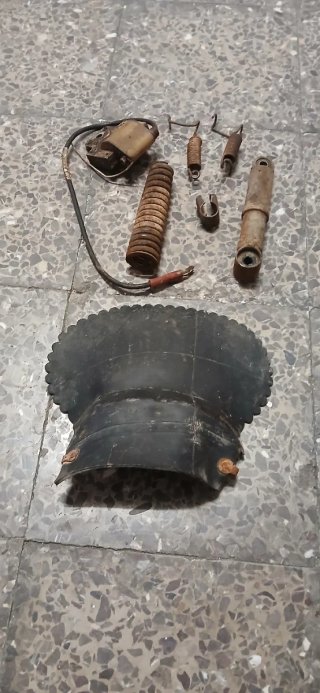 Lote piezas Vespa Faro Bajo