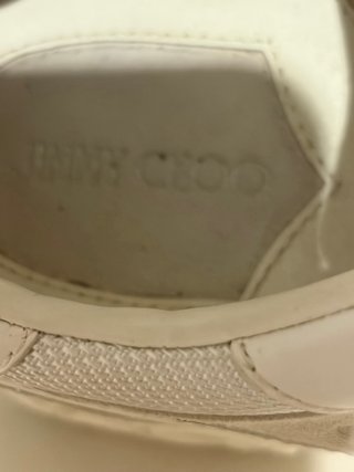 Deportivas Jimmy Choo Beige y Blancas