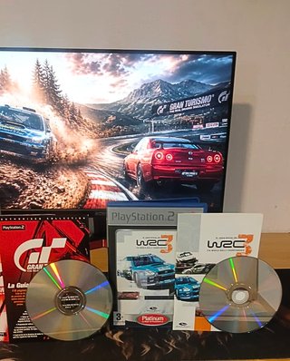 🇪🇸 Lote Gran Turismo 3 + WRC 3 PS2 Platinum