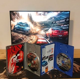 🇪🇸 Lote Gran Turismo 3 + WRC 3 PS2 Platinum