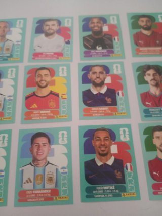Lote cromos Mundial 2026
