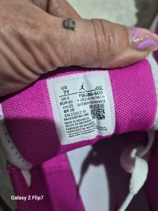 Scarpe Jordan Bambina Rosa e Bianche