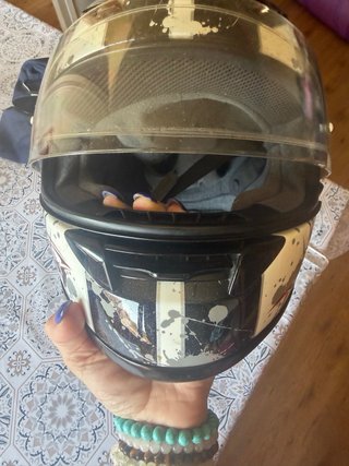 Casco Moto SHOEI + Guantes