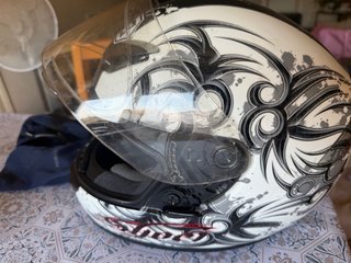 Casco Moto SHOEI + Guantes