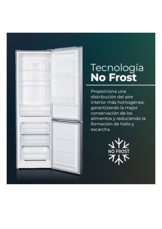 Frigorífico Combi SVAN SC185603ENFX Gris