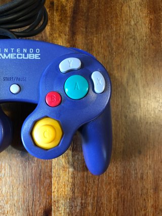 Controller Gamecube blu indigo