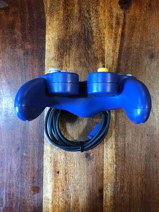 Controller Gamecube blu indigo