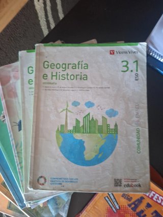 Lote de libros de 3°Eso