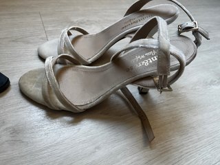 Sandalias blancas Mint & Rose Novia Talla 37