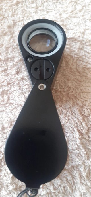Lupa LED con funda y caja