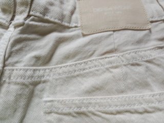 Pantalones cortos vaqueros blancos