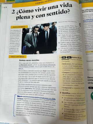 Educación en valores cívicos y éticos ESO LOMLOE