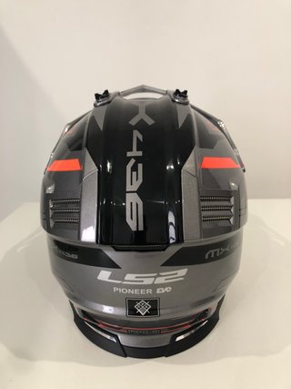 Casco Moto LS2 Pioneer Evo Talla S Gris