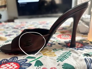 Zapatos tacón Zara burdeos talla 38