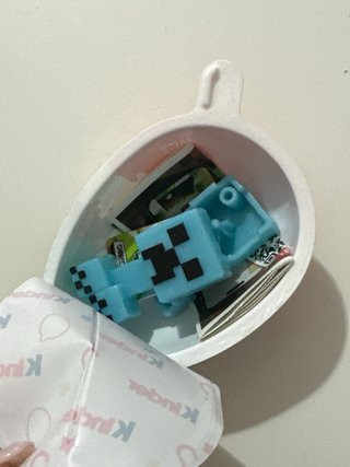 Figura Minecraft Creeper Azul