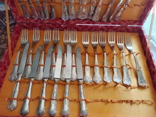 Posate vintage 43 pezzi punzone 800