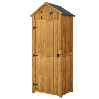 Cobertizo de madera para herramientas