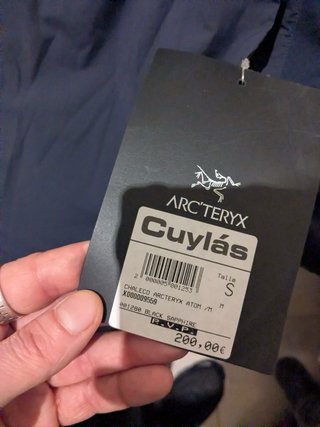 Chaleco Arcteryx Atom Azul