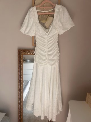 Vestido midi calado estilo ibicenco Asos