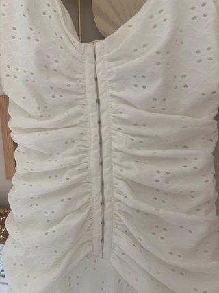 Vestido midi calado estilo ibicenco Asos