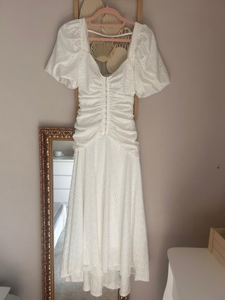 Vestido midi calado estilo ibicenco Asos