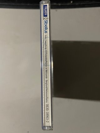 CD Sibelius: Concierto Violin Obras Orquestales
