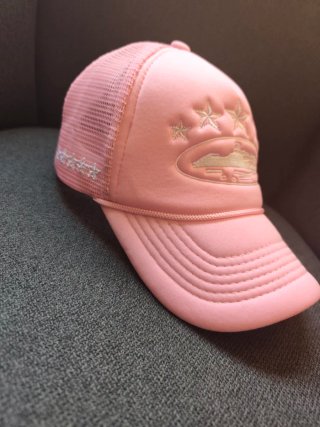 Gorra Corteiz Rejilla Rosa