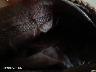 Bolso Crochet Artesanal Marrón y Beige